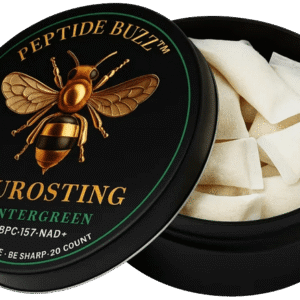 NEUROSTING™ Elite Cognitive Performance Peptide Pouch Clean Focus. Cellular Reset. Lasting Brain power.